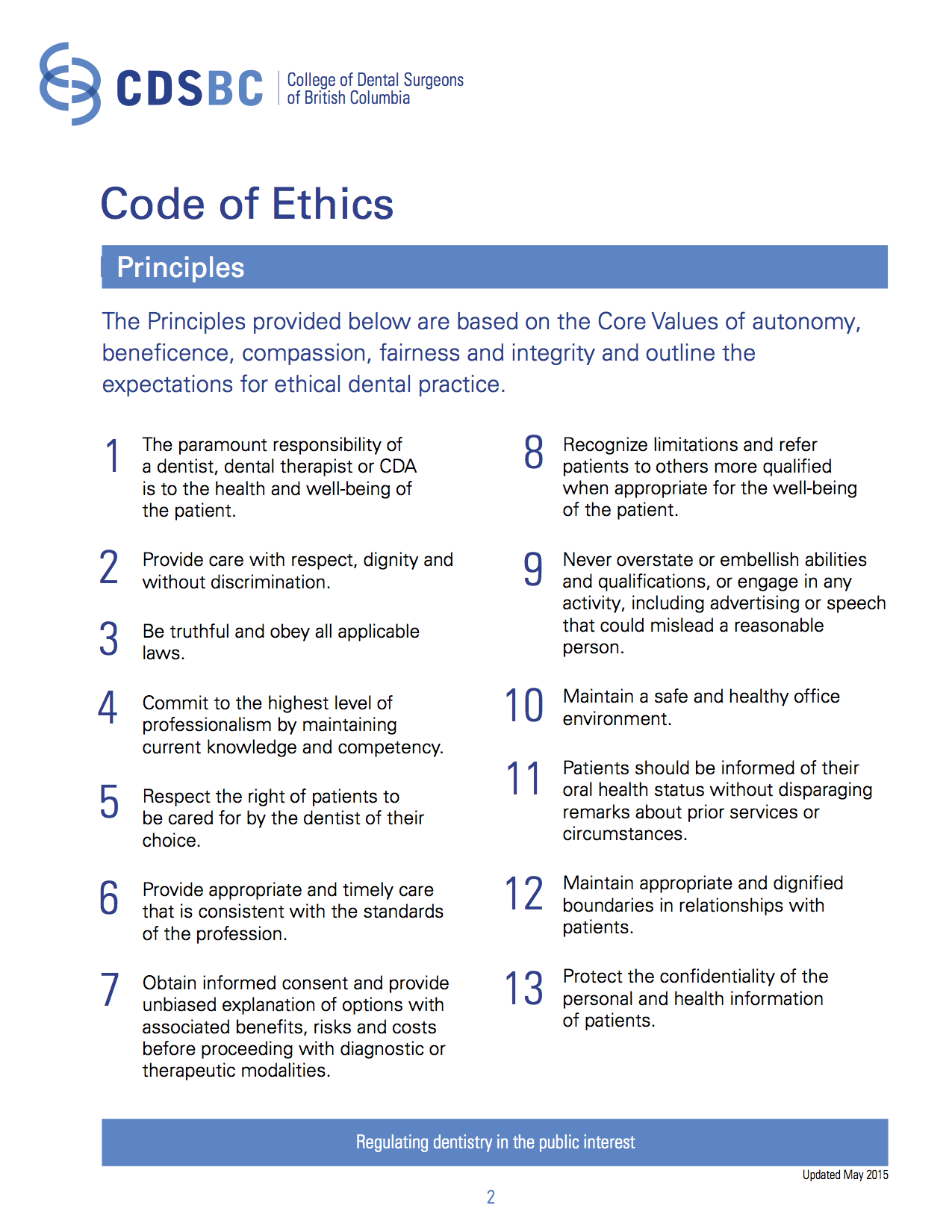 Code Of Ethics At Sunny Tatra Dr G S Tatra Inc 